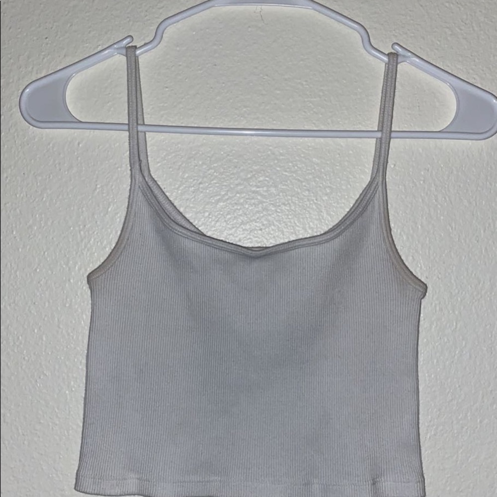 White crop tank